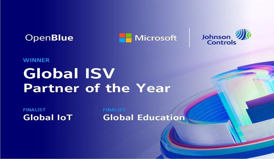 Johnson Controls Wins 2023 Microsoft Global Independent Software Vendor Partner Of The Year