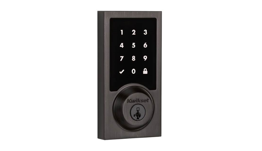 Kwikset Introduces Control4 Compatibility To Its Obsidian Electronic Touchscreen Deadbolt