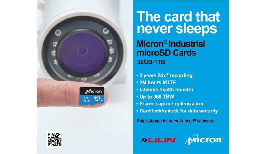 LILIN Adopts Micron's Surveillance-Grade Edge Storage MicroSD Card Solution
