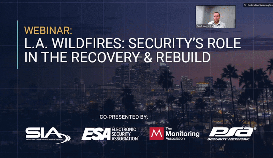 Security Industry Talks L.A. Wildfire Challenges