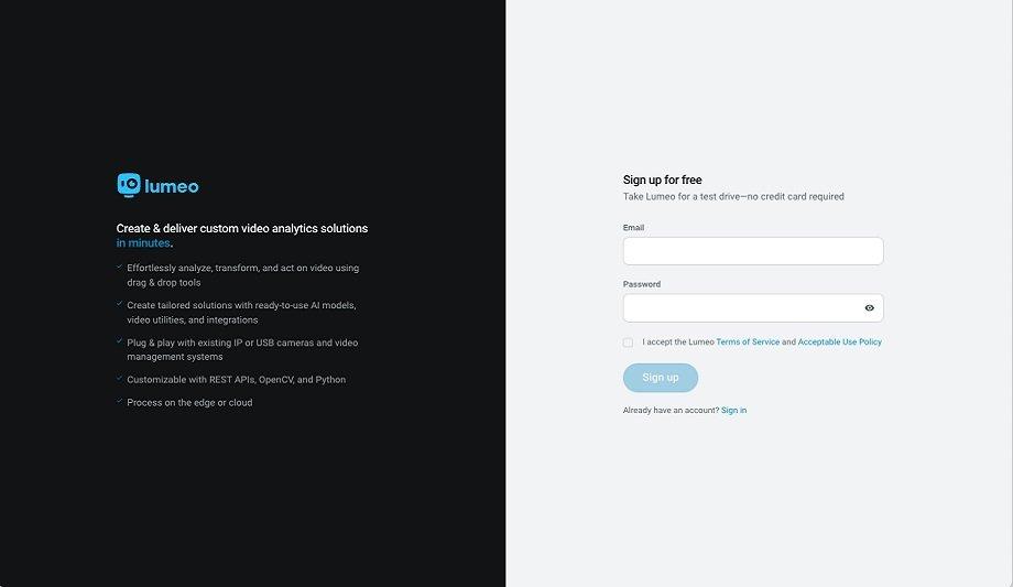 Lumeo Launches A Freemium Self-Service Tier For It’s Vision AI And Video Analytics Platform