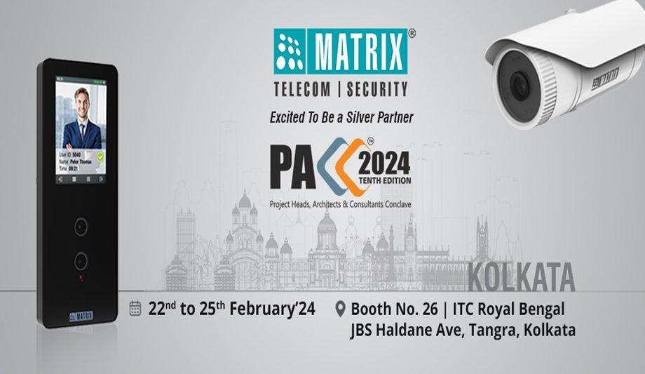 Matrix Is A Silver Partner In PACC 2024, To Be Held From 22nd To 25th February In Kolkata, India