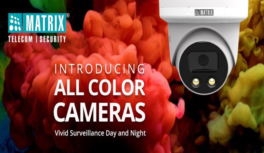 Matrix Revolutionizes Video Surveillance With All Color Cameras In Turret Enclosure