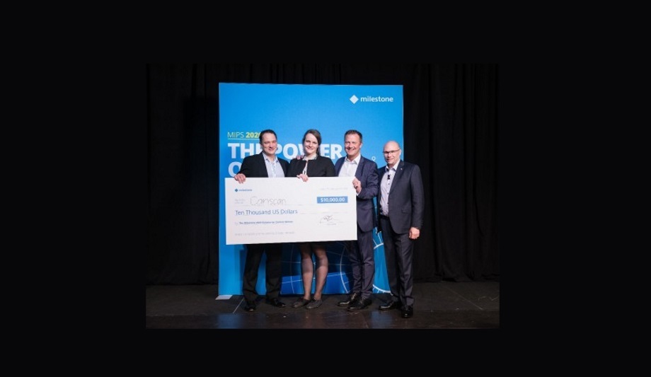 Canscan announced as Milestone Community Kickstarter Contest winner for AI-based containers inspection system