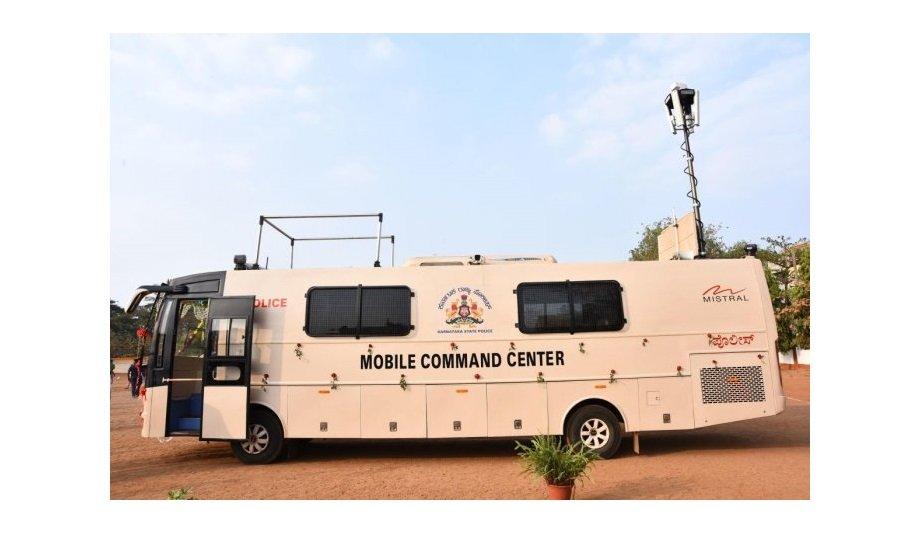 Mistral Solutions Provides Hubballi-Dharwad Police With A Bus Designed With Surveillance Cameras To Monitor Activities In Crowded Places