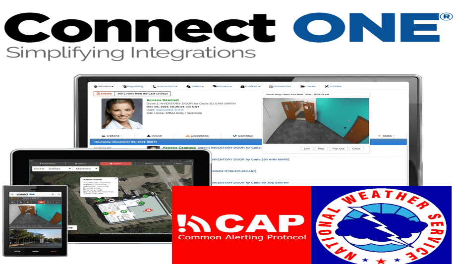 Connect ONE® From Connected Technologies Adds National Weather Service Monitoring