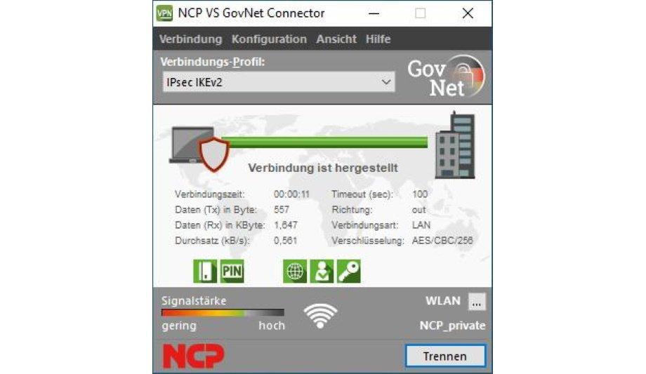 NCP Announces The Release BSI-Approved NCP VS GovNet Connector 2.0 Software Solution