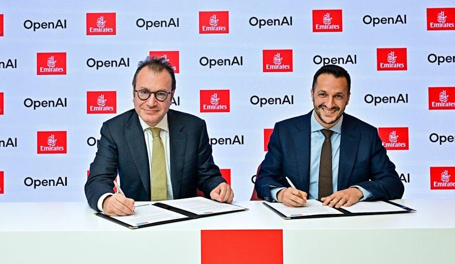 Emirates & OpenAI Advance AI Adoption In Aviation