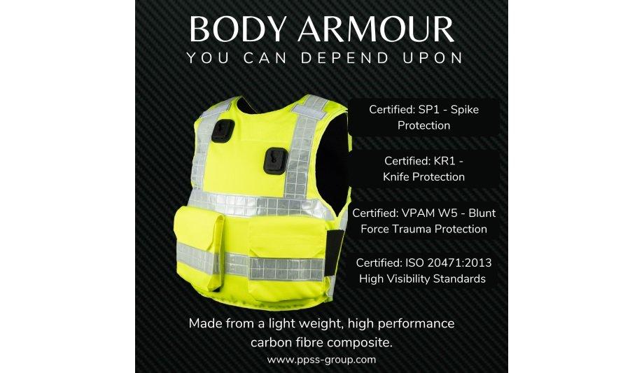 PPSS Group Launches EN ISO 20471:2013 Certified Stab Resistant Body Armor