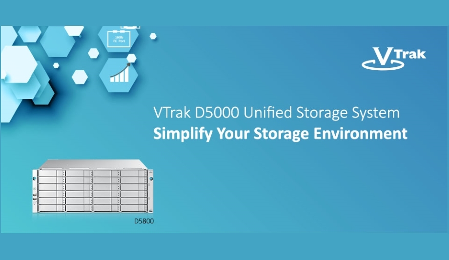 Promise Technology Unveils VTrak D5000 Series Unified Storage System