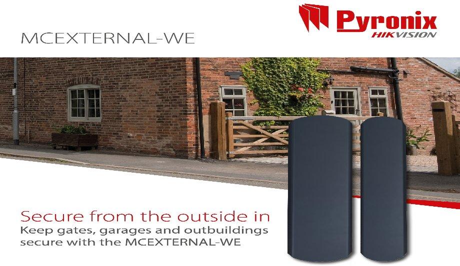 Pyronix Launches MCEXTERNAL-WE Outdoor Wireless Magnetic Contact