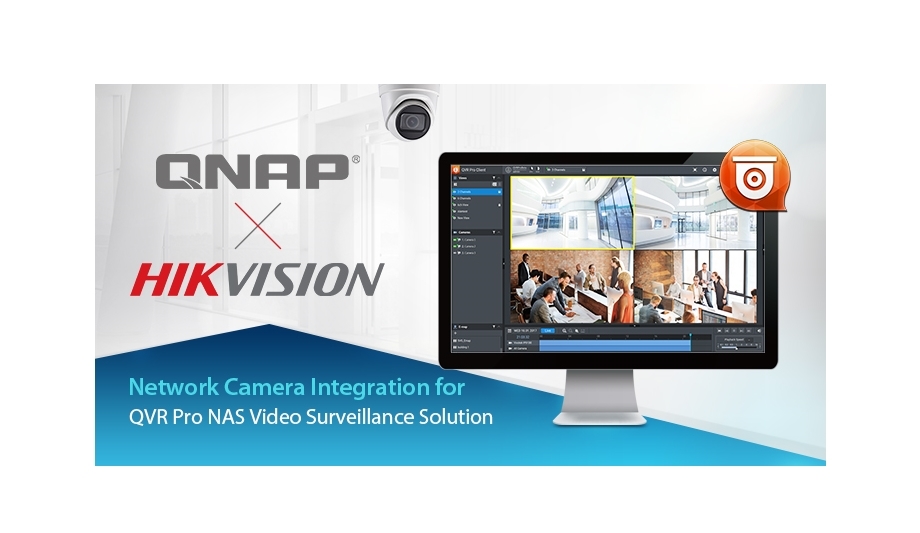 QNAP Integrates Hikvision H.265 Network Cameras To Enhance IP Surveillance Solutions