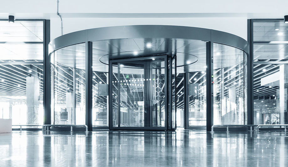 Revolving door safety and security features Security News