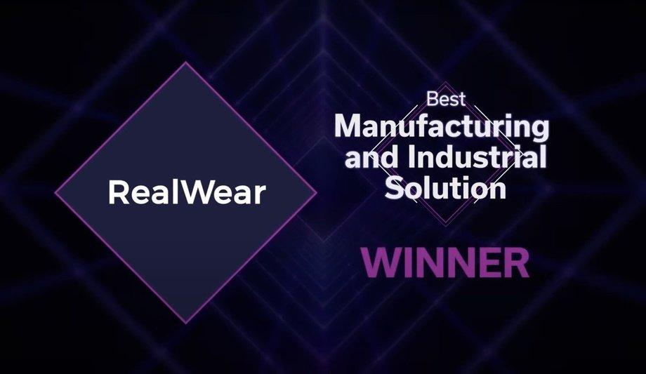 RealWear Wins Best Manufacturing And Industrial Solution At XR Today Awards 2023