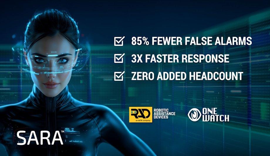 SARA AI Lowers False Alarms At OneWatch Monitoring