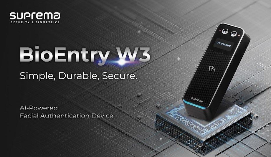 Suprema’s BioEntry W3: AI Facial Authentication For Security