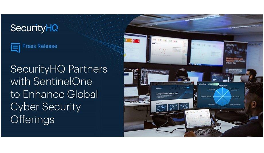 SecurityHQ Partners With SentinelOne To Enhance Global Cyber Security Offerings