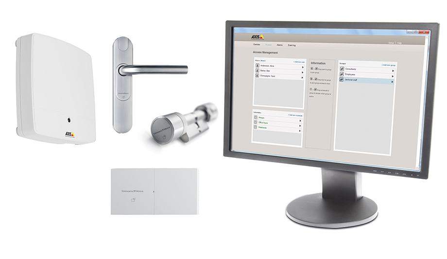 Axis Communications And SimonsVoss Technologies To Launch IP Digital Locking And Access Control System