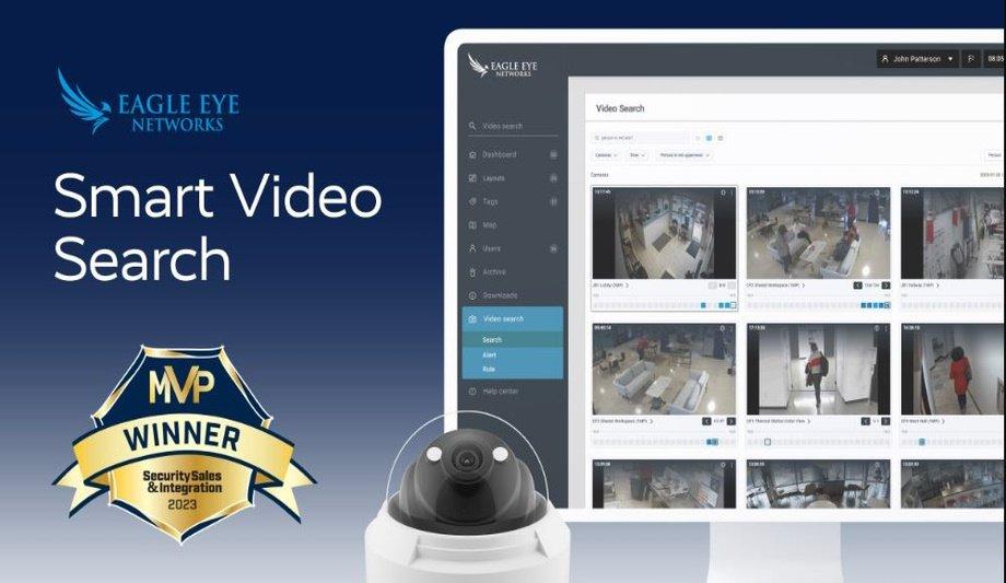 Eagle Eye Smart Video Search Wins 2023 SSI Most Valuable Product Award