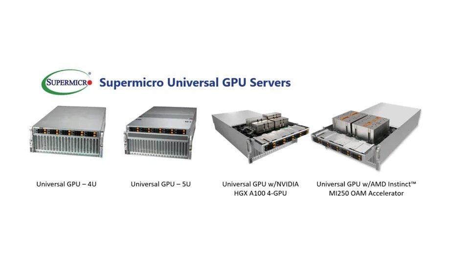 Super Micro Computer Announces Universal GPU System That Supports All Major CPU, GPU, And Fabric Architectures