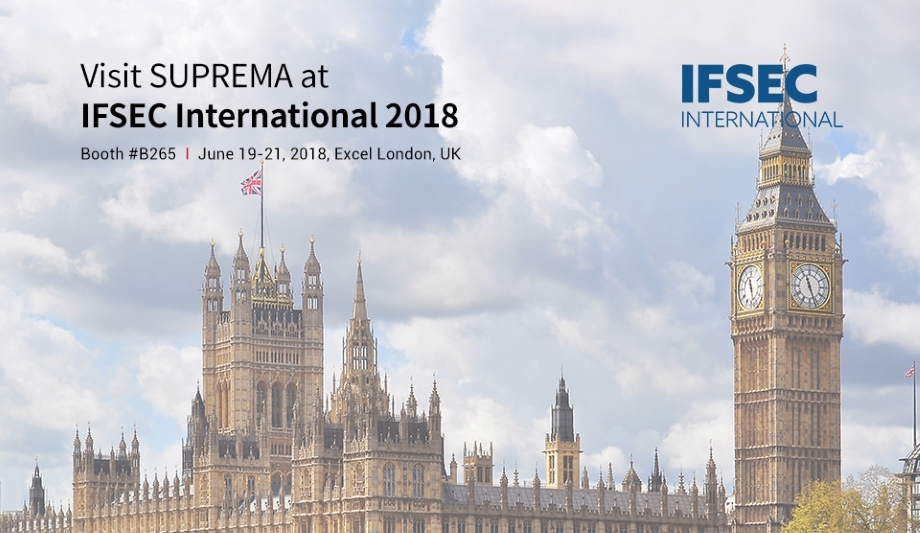 Suprema To Demonstrate GDPR-ready Biometric Access Control Solutions At IFSEC 2018