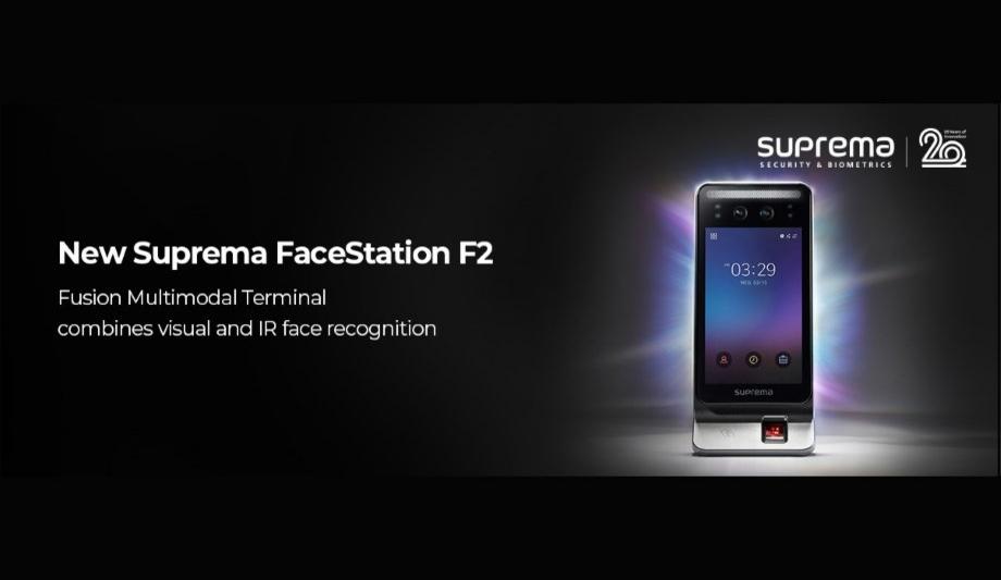 Suprema Unveils FaceStation F2 Fusion Multimodal Terminal That Combines Visual And Infrared Face Recognition Technology