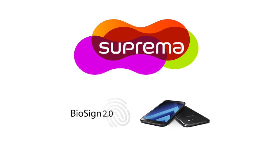 Samsung Selects Suprema's BioSign Mobile Fingerprint Authentication Algorithm