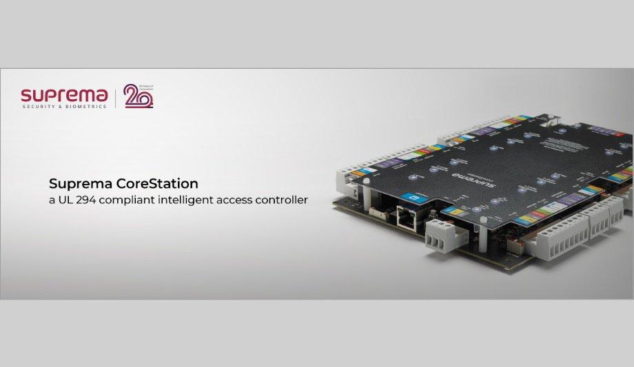 Suprema’s Biometric Intelligent Access Controller, CoreStation Attains UL 294 Compliance