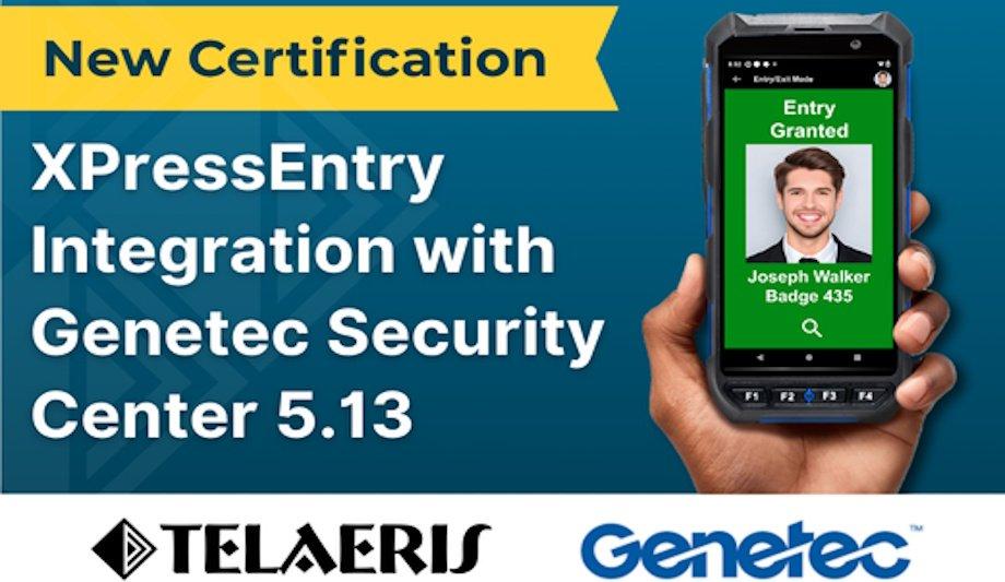Telaeris XPressEntry Integrates With Genetec Synergis