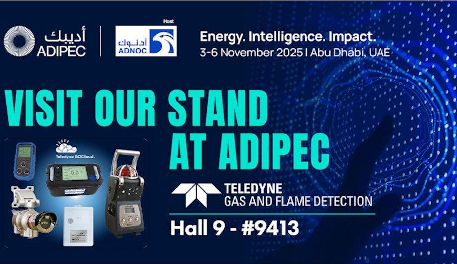 Teledyne GFD's Gas Detection Preview At ADIPEC 2025