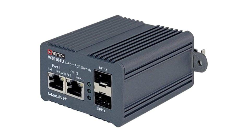 Vi30104U PoE Switch By Vigitron For Security Networks