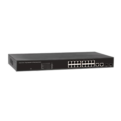Messoa POS16T02 16 Channel Unmanaged PoE Switch