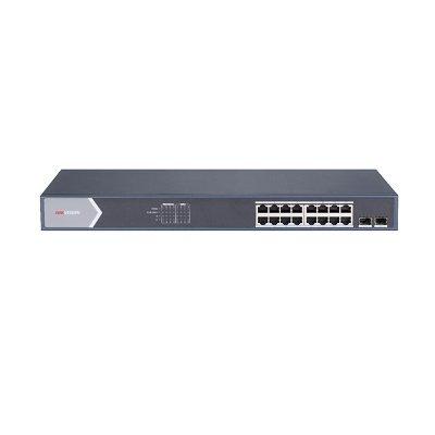 Hikvision DS-3E0518P-E/M 16 Port Gigabit Unmanaged POE Switch