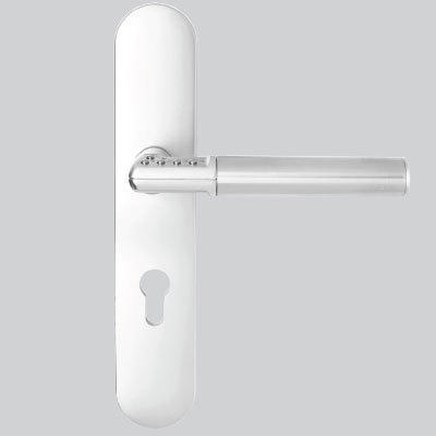 ASSA ABLOY Code Handle 8833 long plate door handle with built-in code lock