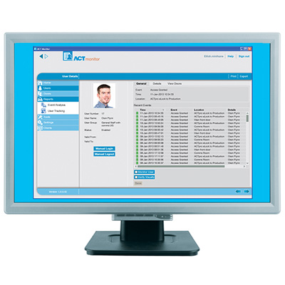 ACT ACTpro Enterprise Role Based Access Control Software Application