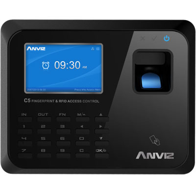 Anviz Global C5 Fingerprint & RFID Access Control System