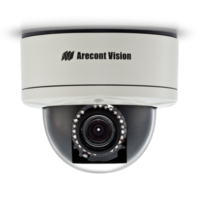 Arecont Vision AV2255AMIR-H 2.07MP True Day/night IR IP Dome Camera With Heater