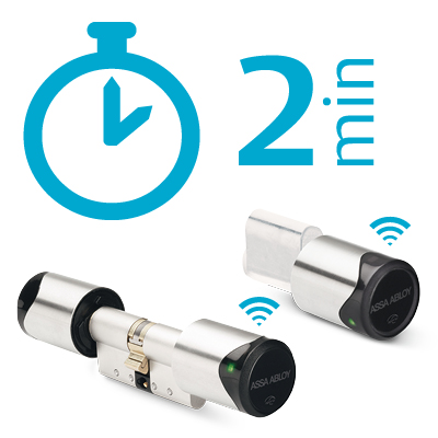 ASSA ABLOY - Aperio® C100 EURO -  Single Rubber Knob Cylinder