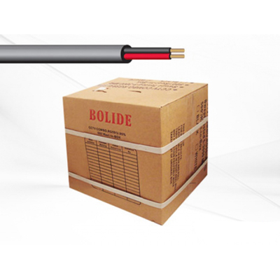 Bolide BP0033-18-2black 1000FT UL Listed 18/2 Cable, Black Color