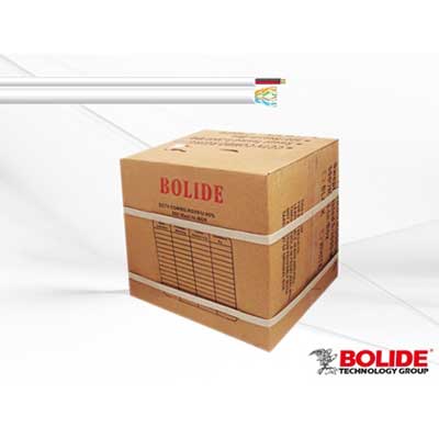 Bolide BP0033-IP1000 White CAT5E Cable With 2 Pairs 18AWG Power Wires