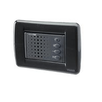 BPT NOVA/A200UKGR - Nova Flush Audio Module - Charcoal With Charcoal Frame And Back Box