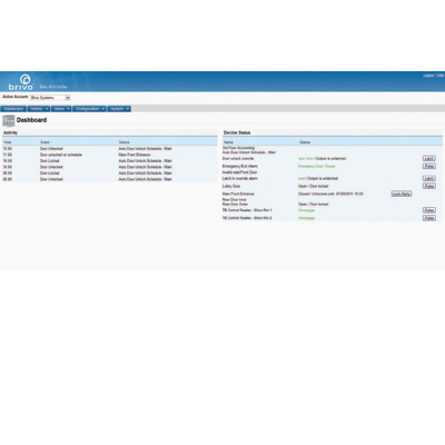 Brivo Systems ACS OnSite Web-based Access Control Solution