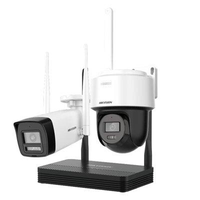 Hikvision NKS422W03H 2MP H.265 One bullet + One PTDome WiFi NVS Kit