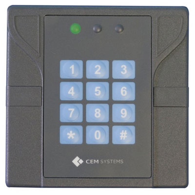CEM RDR/D10/101 DESFire Reader With Keypad