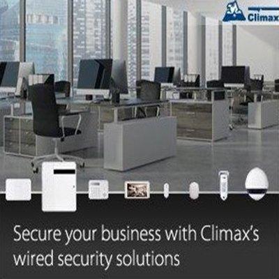 A complete wired security system offered by Climax