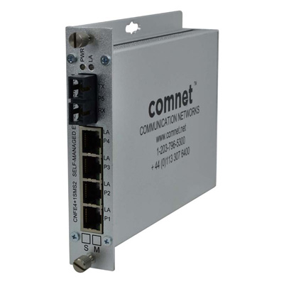 ComNet CNFE4+1SMSS2 10/100 4TX+1FX Ethernet Self-managed Switch