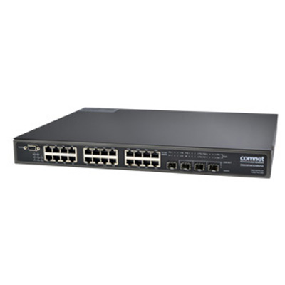 Comnet CNGE28FX4TX24MSPOE+ Layer 2 Managed  28 Port Ethernet Switch