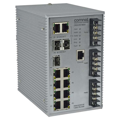 ComNet CNGE3FE7MS4 Electrical Substation-rated Managed Ethernet Switch