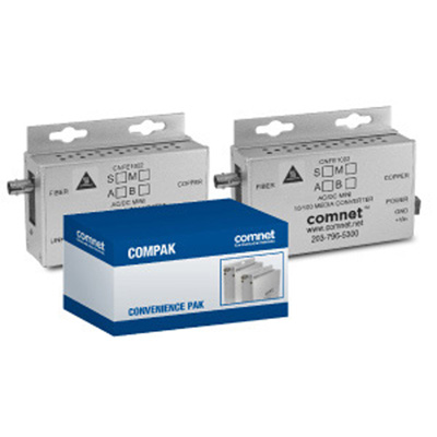 Comnet COMPAK1002MAC1M 10/100 Mbps Ethernet 2 Port Media Converter