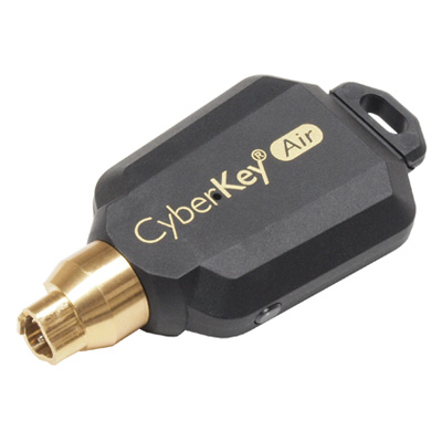 The CyberKey Air is a programmable smart key that can be uploaded with key-holder schedule...